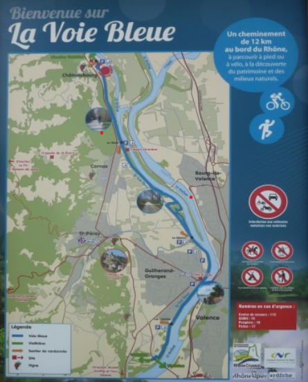 Map voie bleue