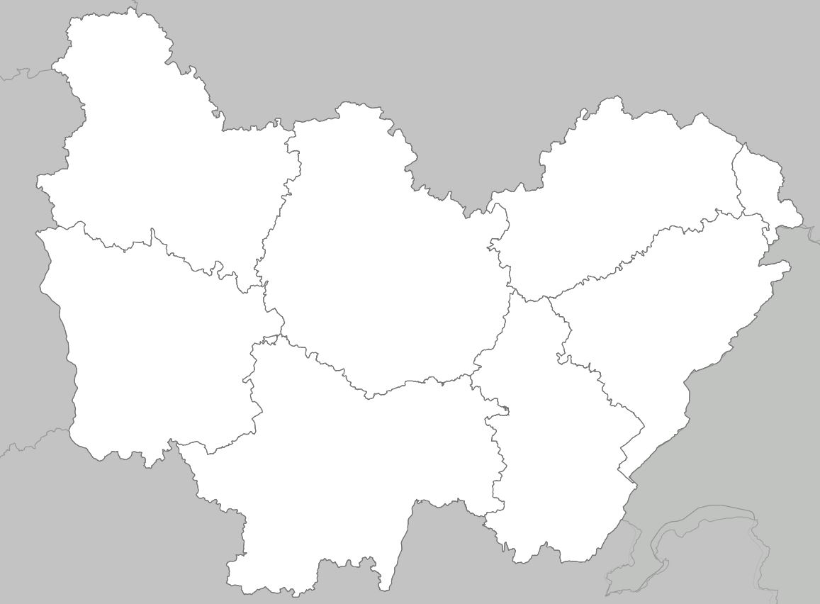 Carte Bourgogne Franche comté
