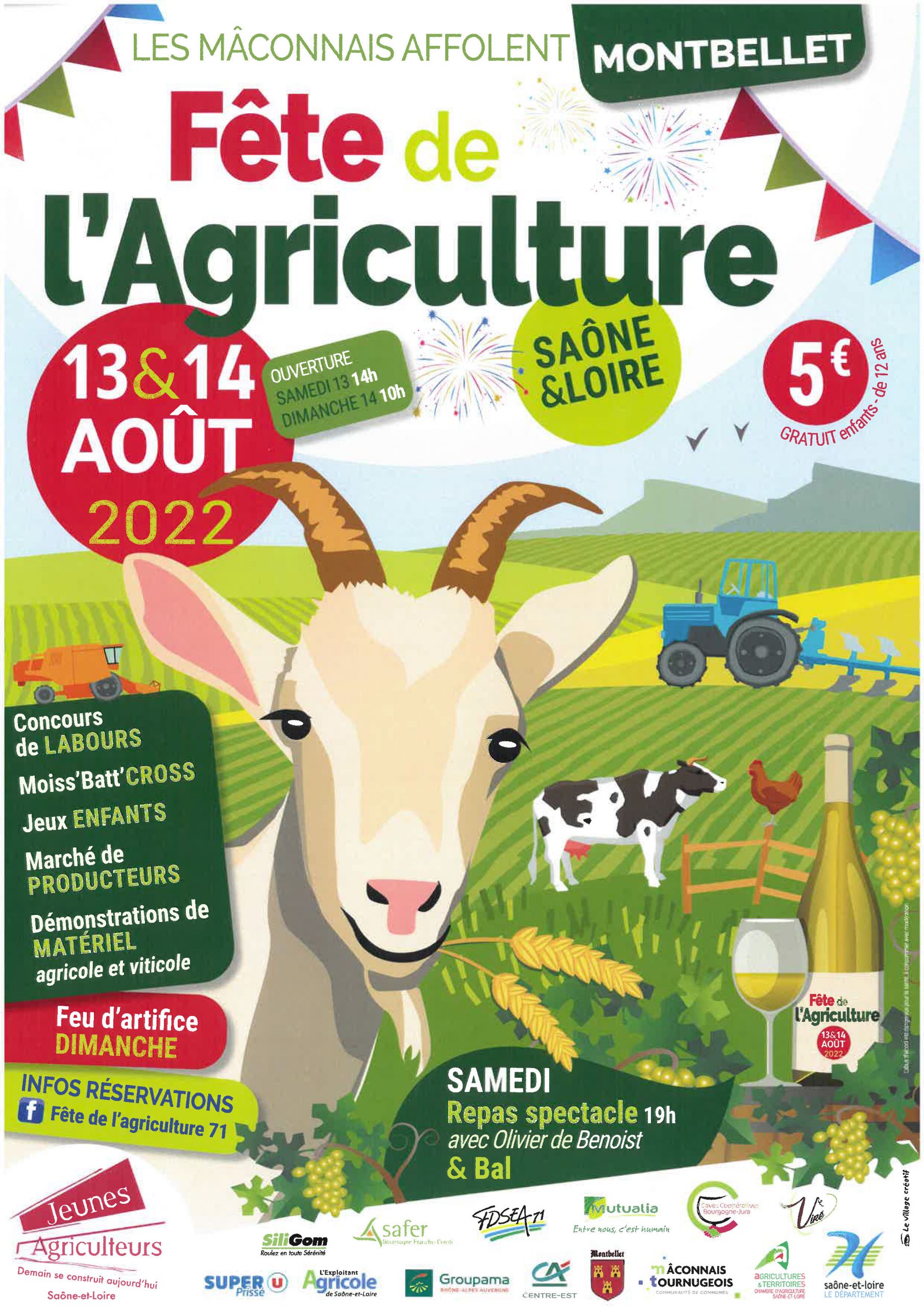 Lire la suite à propos de l’article Fête de l’agriculture les 13 et 14 août à Montbellet